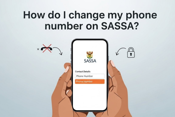 How do I change my phone number on SASSA?