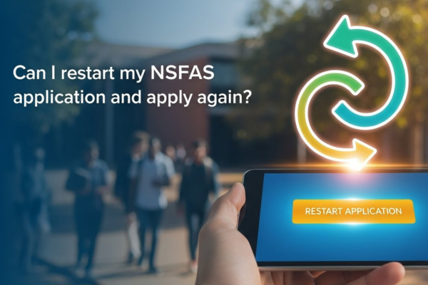 Can I restart my NSFAS application and apply again?