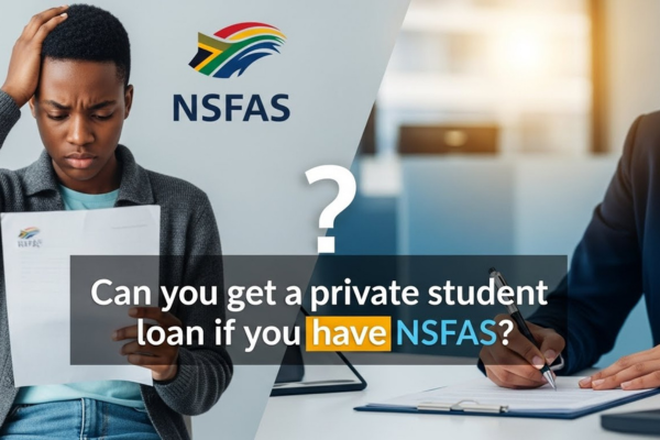Can you get a private student loan if you have NSFAS?