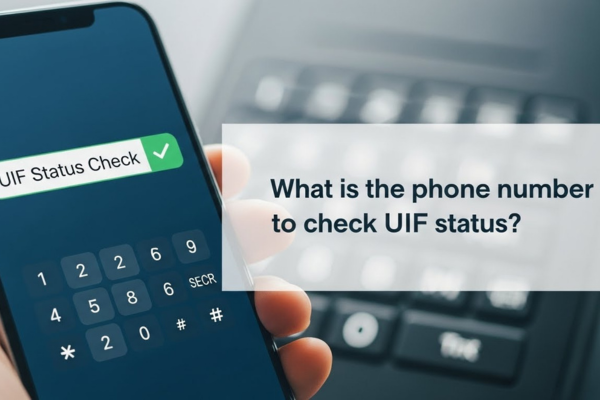 What is the phone number to check UIF status?